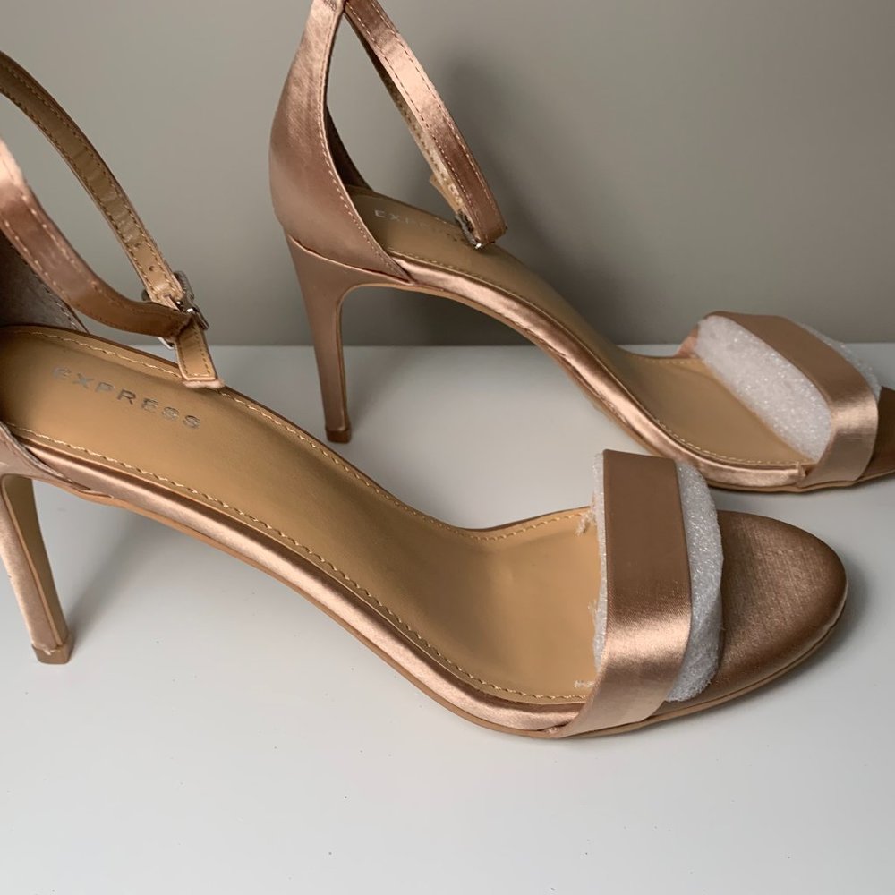 Express Women’s | Glamorous Rose Gold Heel Sandal